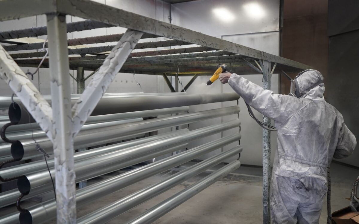 Aplicação de epóxi em piso industrial com preparação de superfície em Santa Catarina e Paraná